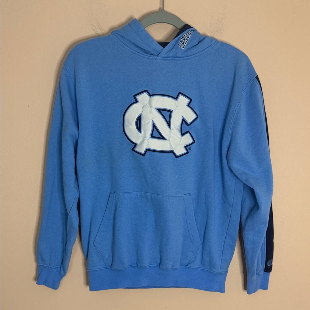 Colosseum Light Blue Crewneck Sweatshirt with White NC Logo